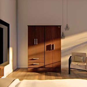 Placard Melamina 4 puertas Moderno 1,20 Joe - SILVINA C (5)