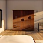 Placard Melamina 6 puertas Moderno 1,80 Joe