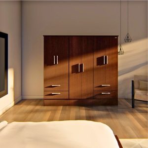 Placard Melamina 6 puertas Moderno 1,80 Joe - SILVINA C (1)