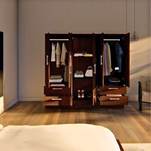 Placard Melamina 6 puertas Moderno 1,80 Joe - SILVINA C (2)