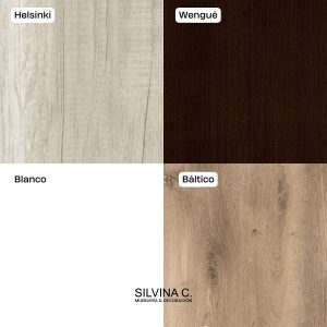 Placard Melamina puertas corredizas 5 cajones 1,40 Hak - SILVINA C (7)