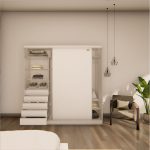 Placard puertas corredizas Moderno 5 cajones 1,80 Hak