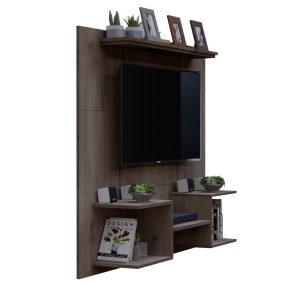 Rack Tv flotante living Moderno Melamina Mike - SILVINA C (2)