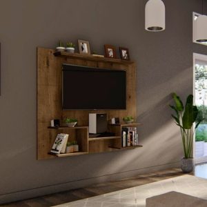 Rack Tv flotante living Moderno Melamina Mike - SILVINA C (6)