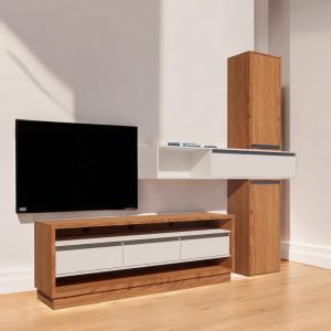 Rack televisor flotante Melamina Moderno Nimo - SILVINA C (1)