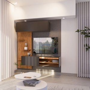 Rack tv flotante living Melamina Fila - SILVINA C (11)