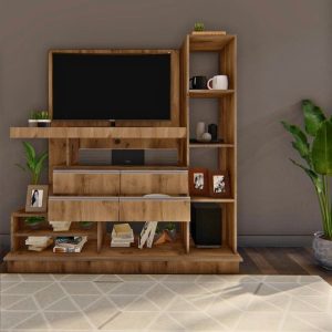 Rack tv living Moderno Melamina Reg - SILVINA C (1)