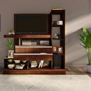 Rack tv living Moderno Melamina Reg - SILVINA C (2)