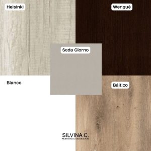 Respaldo cama Moderno Melamina 2 plazas Drag - SILVINA C (1)