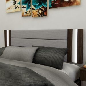 Respaldo cama Moderno luz led Melamina Mou - SILVINA C (5)