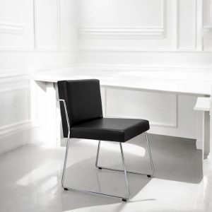 Silla tapizada Moderna cromada baja Inter - SILVINA C 64 (1)