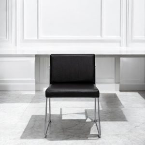 Silla tapizada Moderna cromada baja Inter - SILVINA C 64 (2)