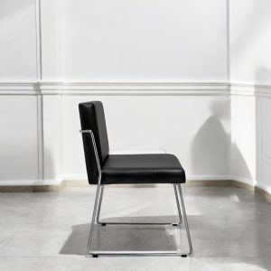 Silla tapizada Moderna cromada baja Inter - SILVINA C 64 (3)