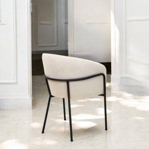 Sillón apoyabrazos puntera tapizado Moderno Carra - SILVINA C (1)