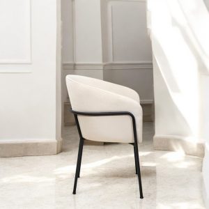 Sillón apoyabrazos puntera tapizado Moderno Carra - SILVINA C (3)