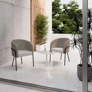 Sillón apoyabrazos puntera tapizado Moderno Carra - SILVINA C (4)