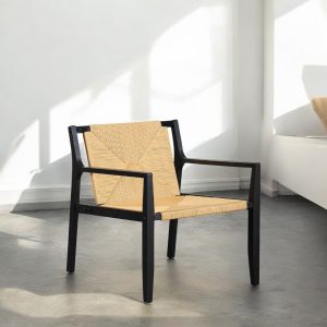 Sillón individual Nórdico Ratán negro Diesel - SILVINA C (1)