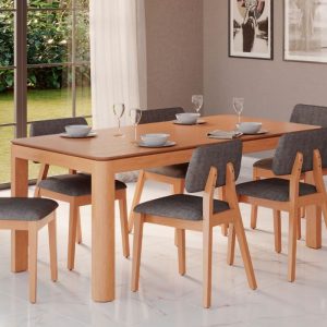 Mesa comedor Moderna madera Grandis Nacar - SILVINA C (5)