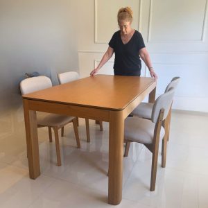 Mesa comedor extensible madera Grandis Nacar - SILVINA C (2)