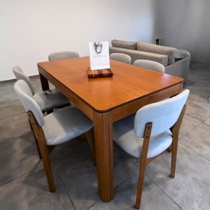 Mesa comedor extensible madera Grandis Nacar - SILVINA C (2)