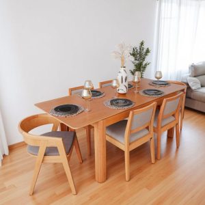 Mesa comedor extensible madera Grandis Nacar - SILVINA C (4)
