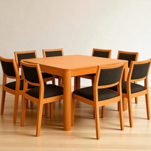 Silla comedor madera tapizada Nórdica Mou - SILVINA C 12