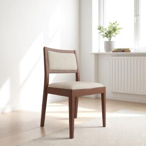 Silla comedor madera tapizada Nórdica Mou - SILVINA C (2)