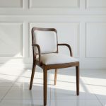 Silla puntera cabecera apoyabrazos madera Lulú