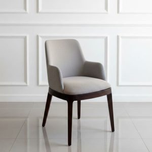 Sillón cabecera apoyabrazos madera Moderna Emily - silvina c 111