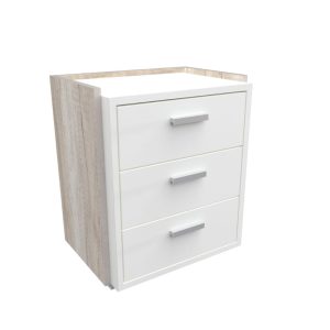 Mesa Luz 3 cajones Melamina Unib - SILVINA C 43