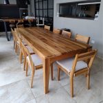 Mesa comedor madera maciza Rústica Indonesia