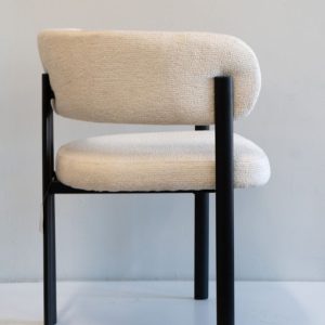 Silla comedor diseño Moderno apoyabrazos Marly Black - SILVINA C (5)