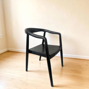 Silla comedor madera Nórdica Bali Black circle - SILVINA C (2)