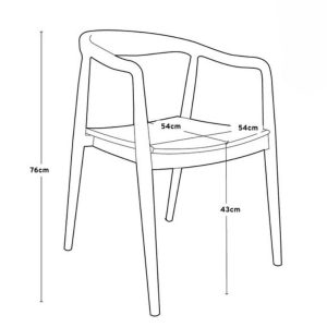 Silla comedor madera Nórdica Bali circle - SILVINA C (6)