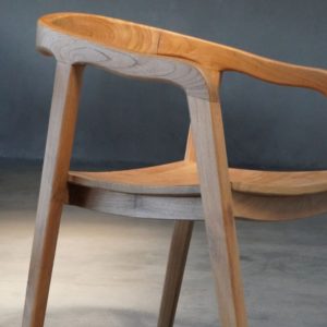 Silla madera comedor Nórdica curvo Bali - SILVINA C (4)