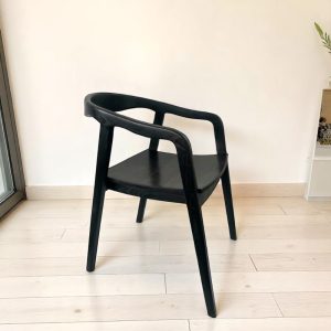 Silla madera comedor curvo Bali Black - SILVINA C (7)