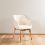 Sillón cabecera apoyabrazos madera tapizado Sami