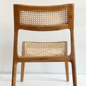 Silla comedor madera esterilla teka Lessa - SILVINA C (4)