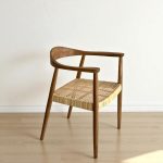 Silla puntera apoyabrazos esterilla teka Keny