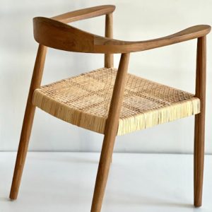 Silla puntera apoyabrazos esterilla teka Keny - SILVINA C (6)