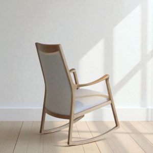 Sillón mecedora madera tapizado Essen - SILVINA C (2)