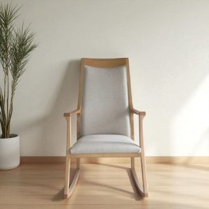 Sillón mecedora madera tapizado Essen - SILVINA C (3)