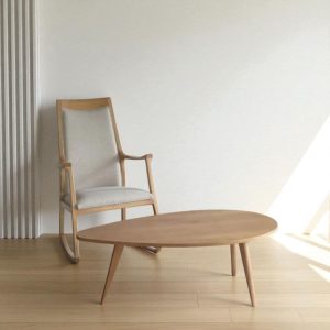 Sillón mecedora madera tapizado Essen - SILVINA C (4)