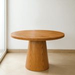 Mesa redonda comedor madera Paraíso Genesis