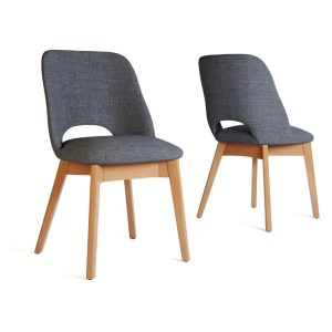 Silla comedor Nórdica tapizada Duna - SILVINA C 1 5