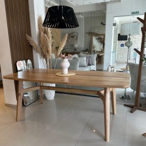 Mesa comedor madera Zoita maciza Rústica Amelí - SILVINA C (1)