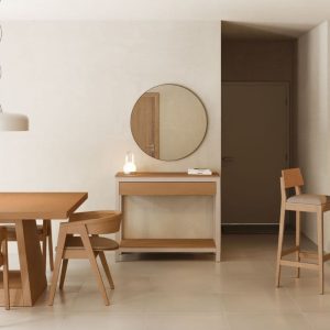 RECIBIDOR DRESSOIRE MADERA GRANDIS NACAR - SILVINA C (4)