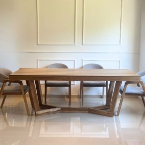 Mesa madera comedor diseño Moderna Roma - SILVINA C (6)