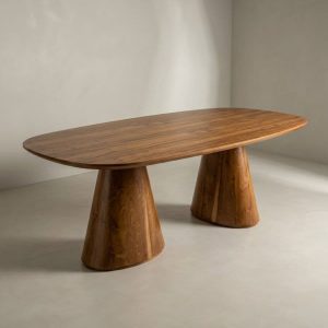Mesa moderna madera comedor diseño organico Asaf - SILVINA C (2)