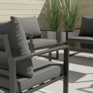Juego jardín Aluminio set exterior Toulouse - SILVINA C 11